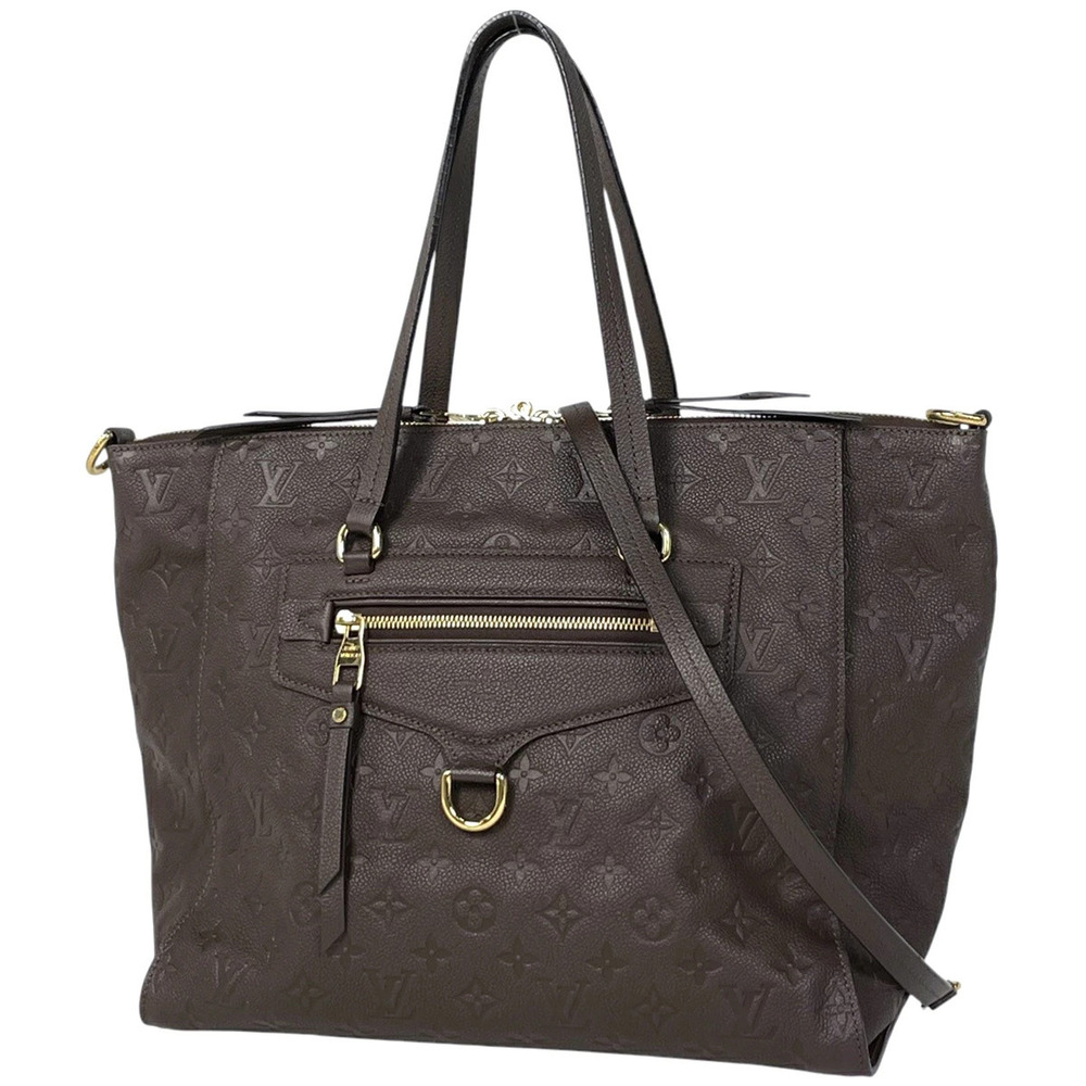 Louis Vuitton Lumineuse Shoulder Bag Handbag Monogram Empreinte Terre